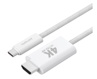 4smarts Kabel USB-C do HDMI 2m biały - 1535851 - zdjęcie 2